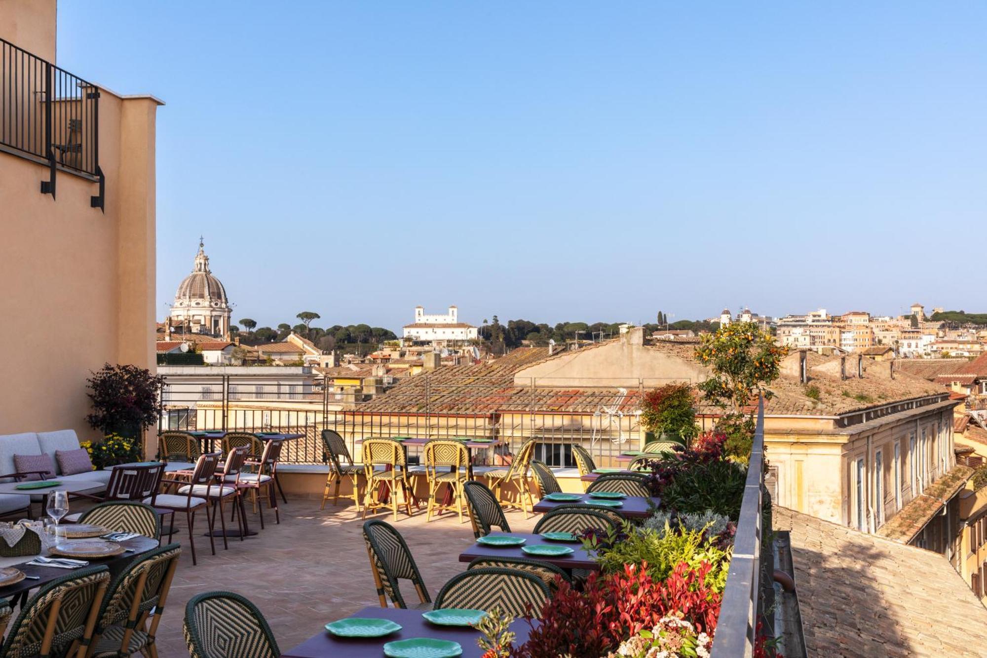 Hotel Adriano Rooftop Rom Exterior foto
