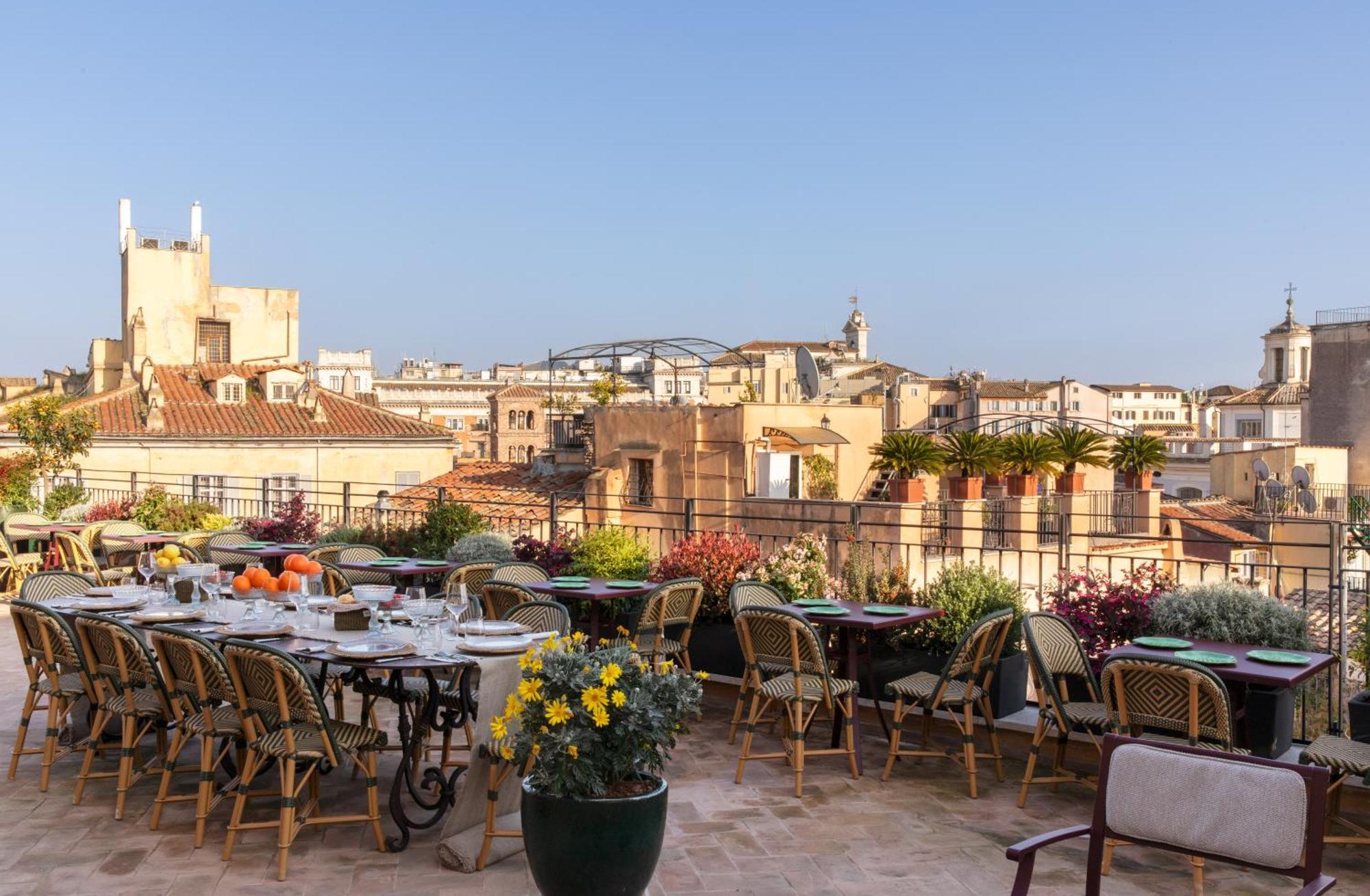 Hotel Adriano Rooftop Rom Exterior foto