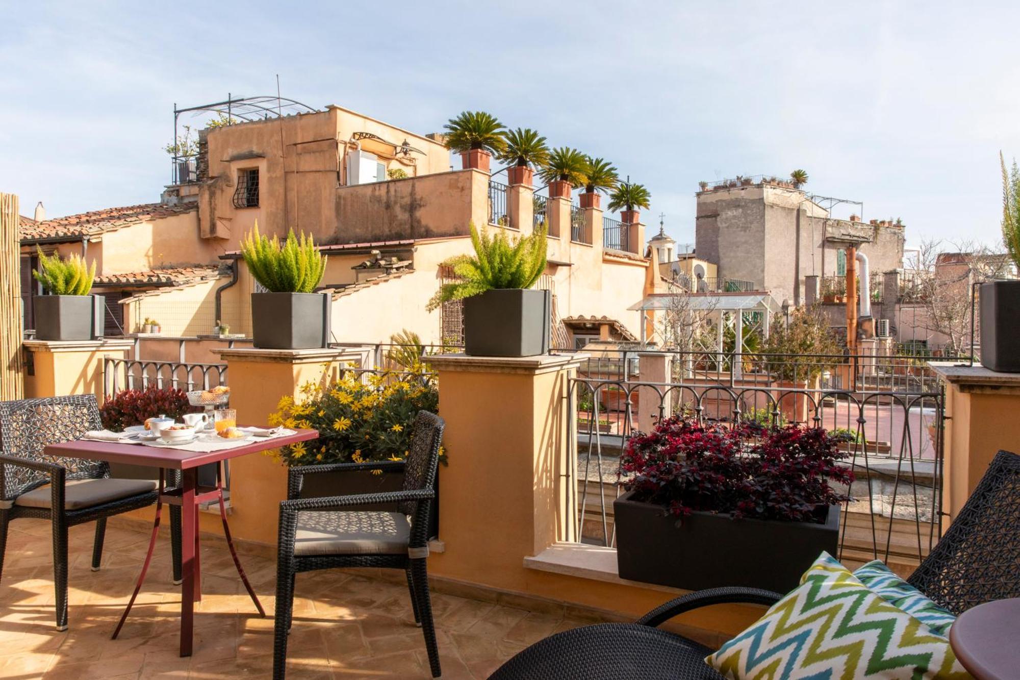 Hotel Adriano Rooftop Rom Exterior foto